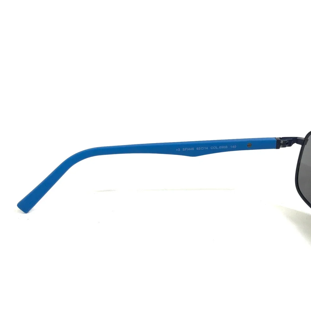 Fila Sunglasses SFI446 COL.696B Matte Blue Frames with Smoke Blue Mirror Lenses